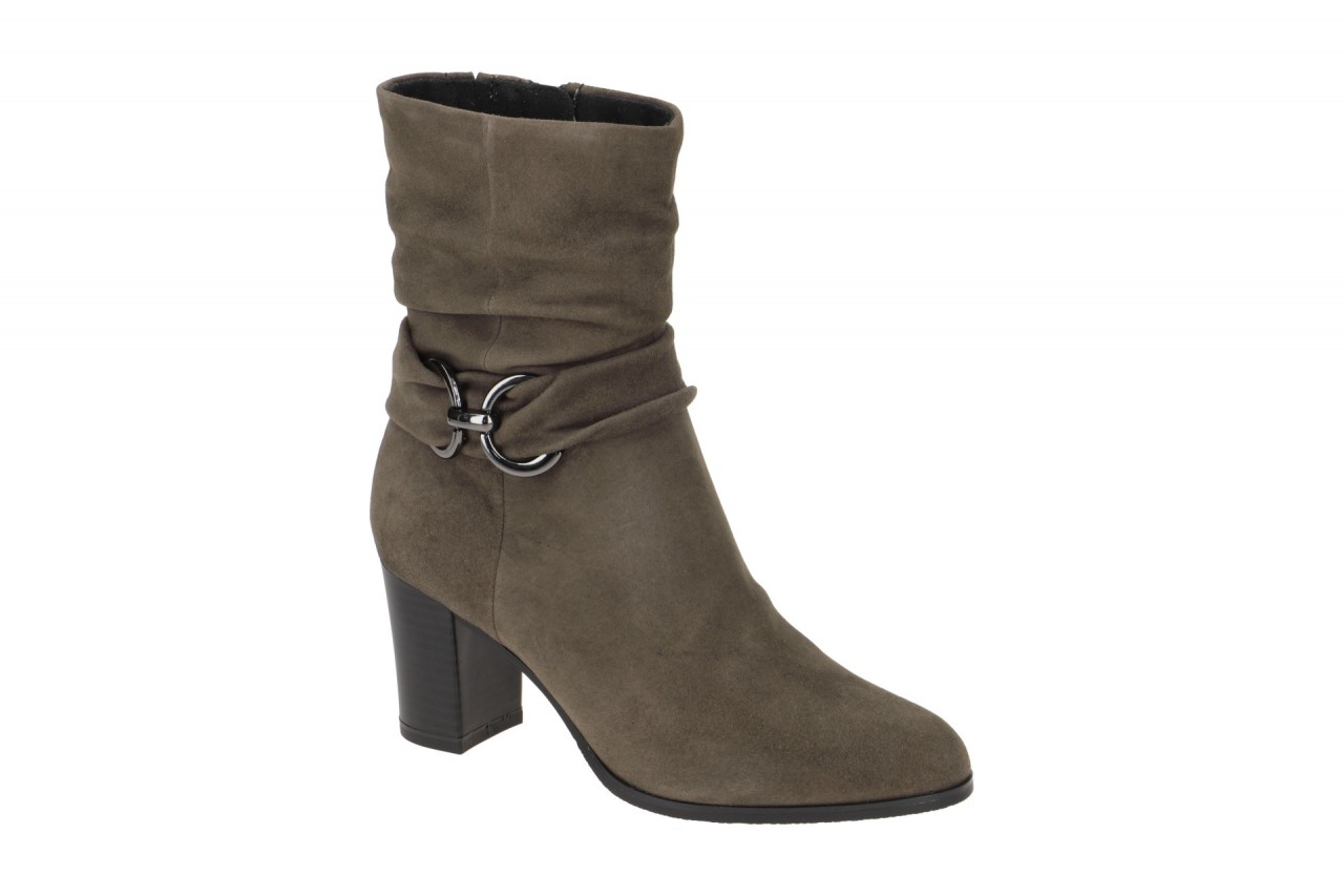 CAPRICE 25328 Damenstiefel grau stone | Echtleder, ANTISHOKK Absatzd?mpfung, ...