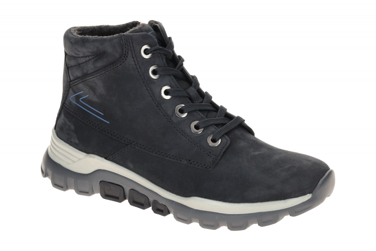 Gabor 76.826.46 Damen Stiefeletten nightblue Keilabsatz bequem