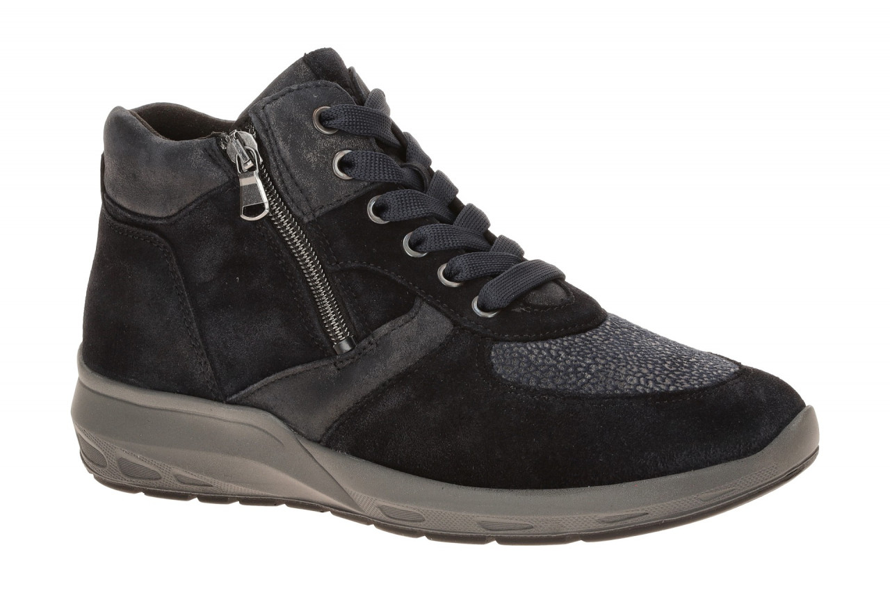 Waldl?ufer 831M80 M-TONIA Damen Stiefeletten Blau OrthoTritt bequem & leicht