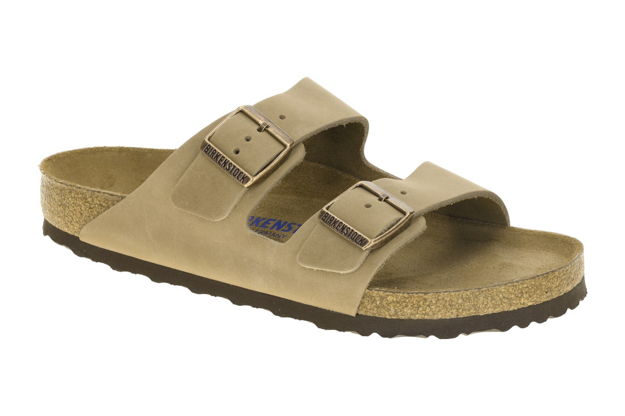 Birkenstock ARIZONA BS 552811 hell-braun - bequeme Pantoletten f?r Herren