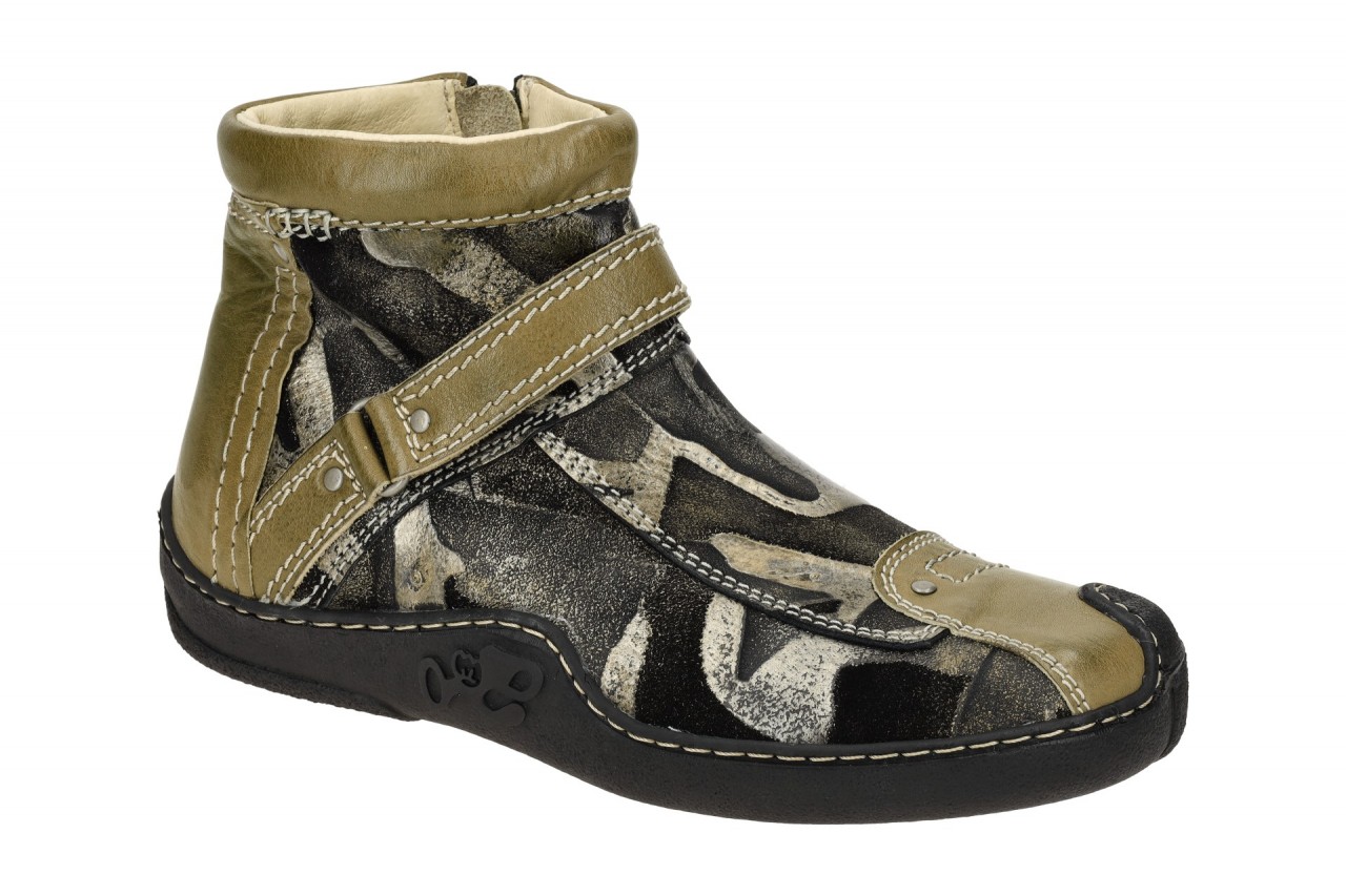 Eject Damen Stiefeletten SKAT 14196/3.009 Green/Brown Sportliche Mid-Sneakers