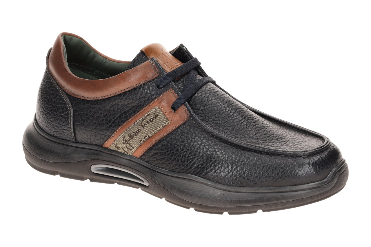 Galizio Torresi 310568 70894 Herren Mokassin Halbschuhe blu/nougat/siena Echt...