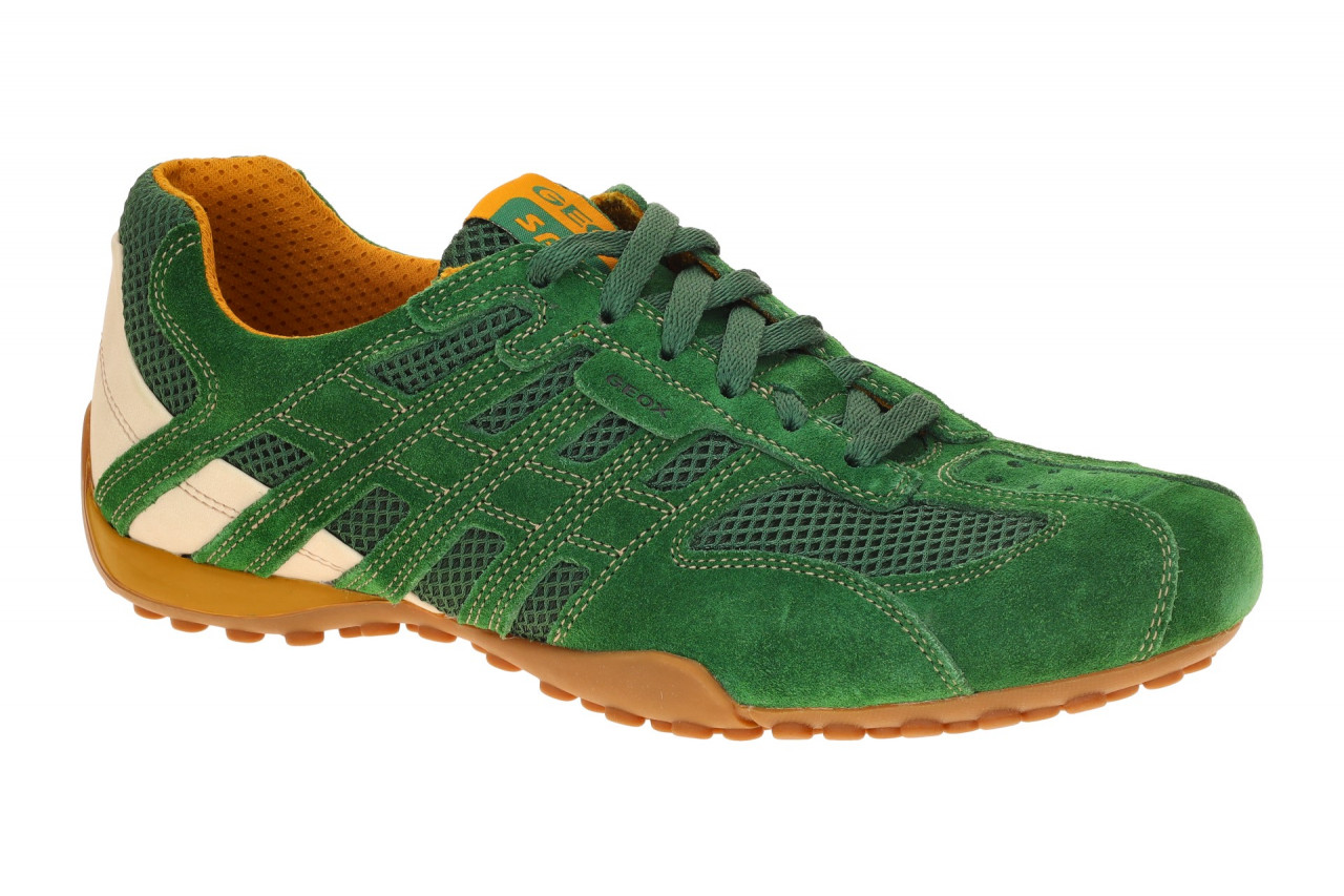 Geox U55MNA 02214 C3000 SNAKE ORIGINAL A - uomo Herren Sneaker gr?n atmungsaktiv