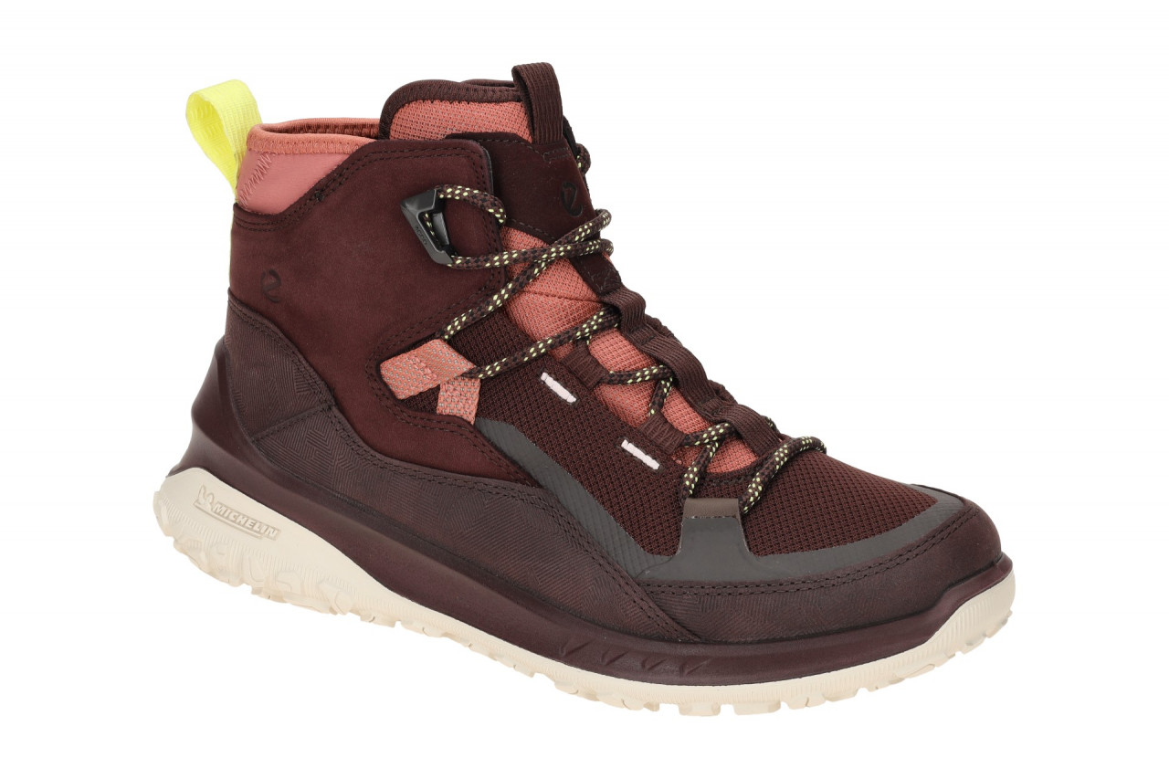 Ecco ULT 82427360992 rot - sportliche Stiefelette f?r Damen