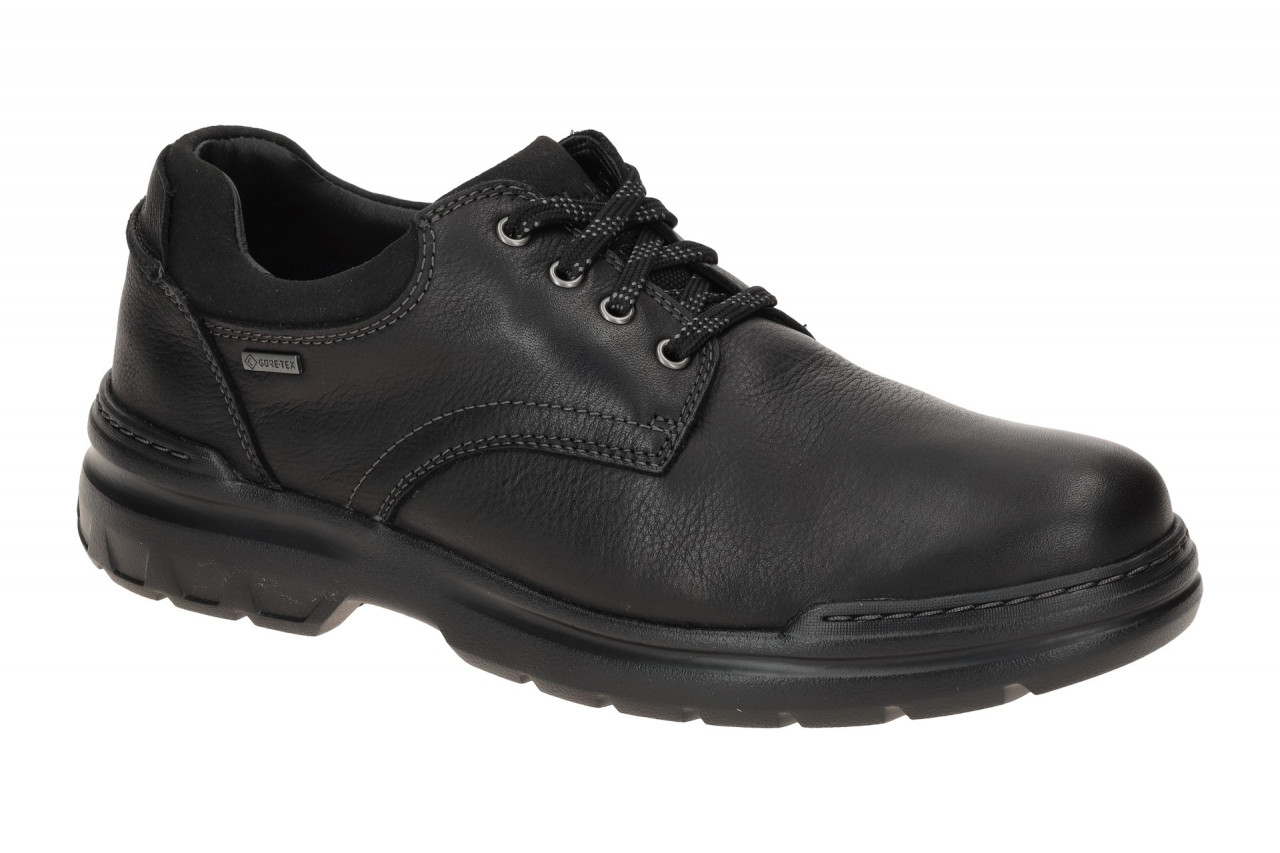 Clarks ROCKIE WALK GTX 26173464 7 schwarz - bequeme Halbschuhe f?r Herren
