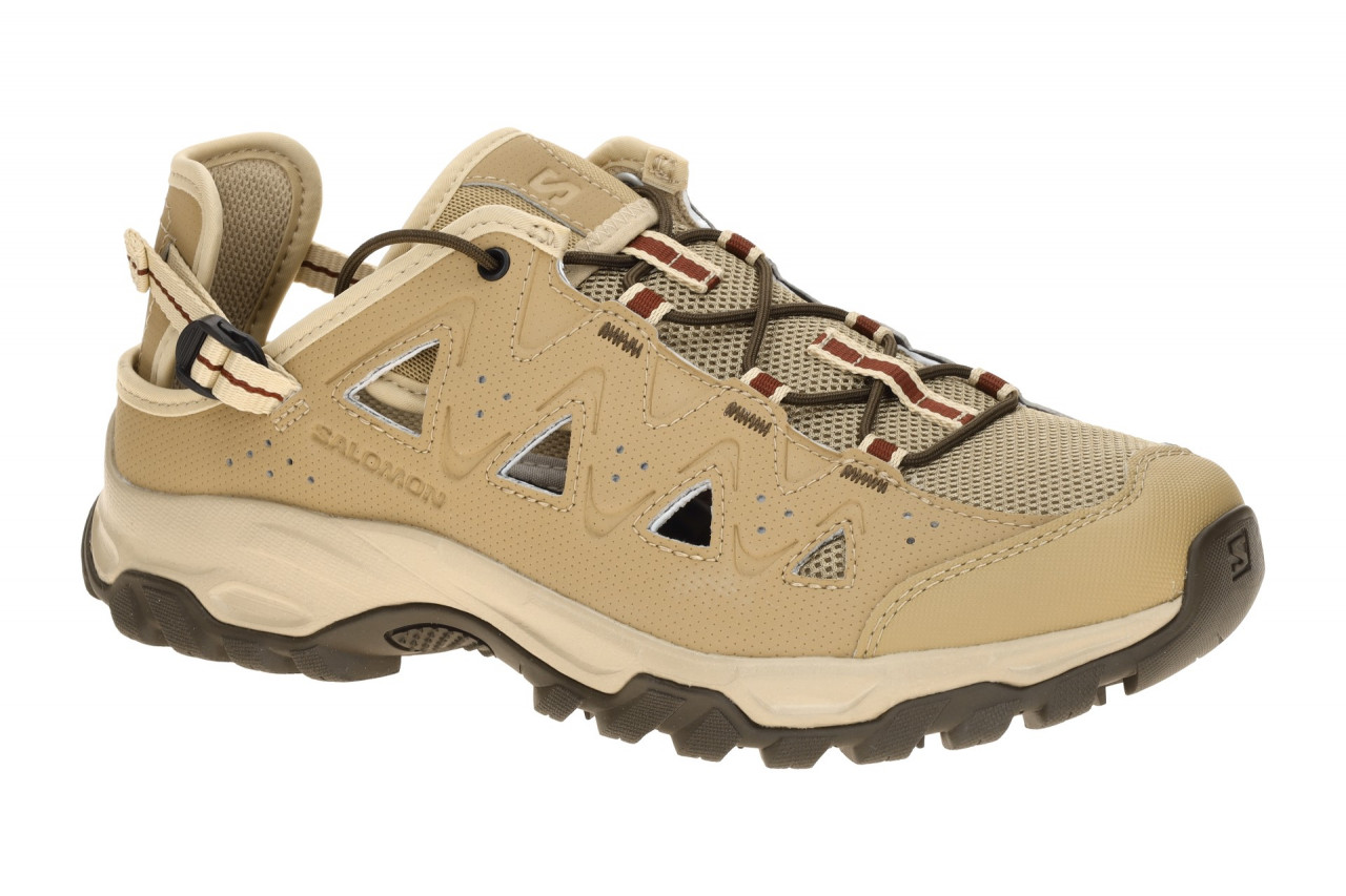 Salomon 477865 Alhama Herren Sportschuhe Beige kelp/earth brown/henna, Ferse ...