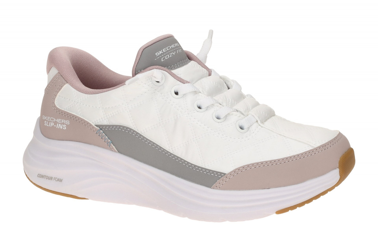 Skechers 303949L WLV Kinderschuhe M?dchen wei? CONTOUR FOAM Hands Free Slip Ins