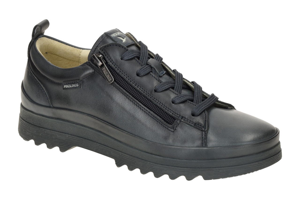Pikolinos W3W-6979C6 VIGO Damen Schn?r-Halbschuhe Ocean Blau mit Komfort Fu?bett