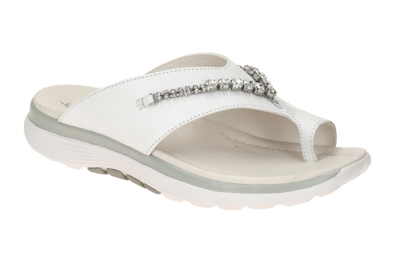 Gabor ROLLINGSOFT 66.812.50 wei? - Pantoletten f?r Damen