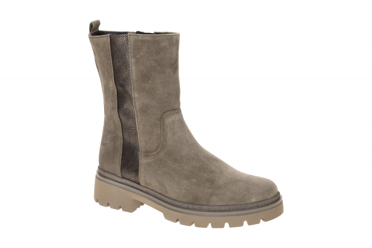 Gabor Damen Stiefeletten 72.743.30 Mohair/Bronce Echtleder elegante Zip Boots