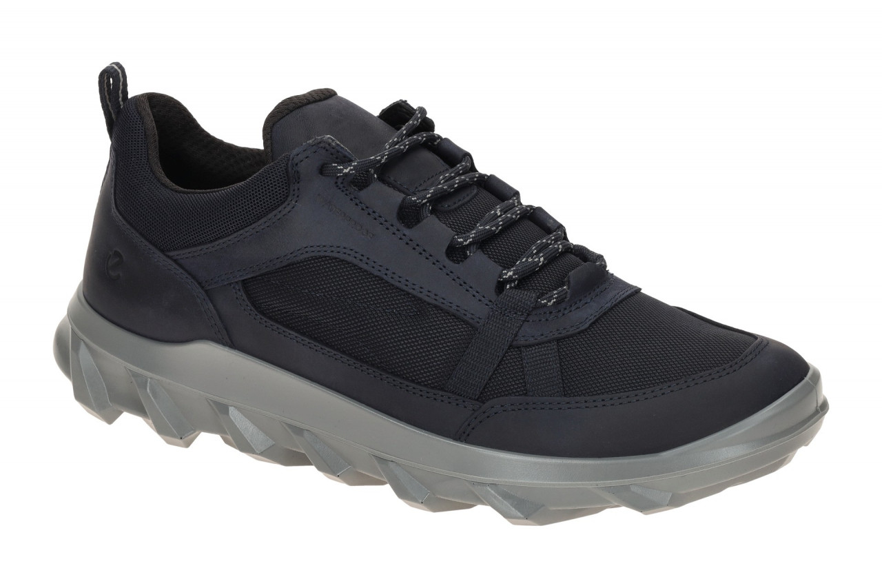 Ecco 82032451117 MX LOW WP Herrenschuhe Blau Night Sky Waterproof Schn?rschuhe