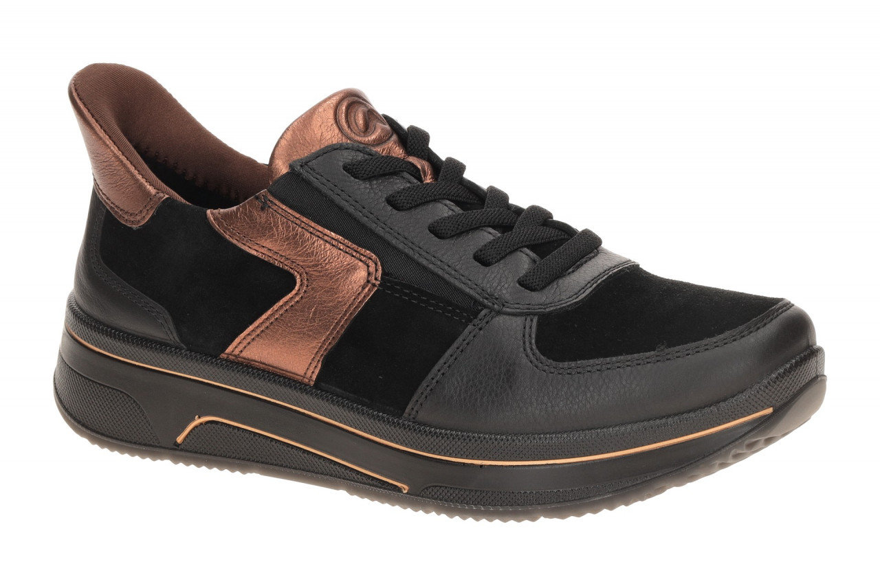 ara 12-27557-01 SAPPORO 3.0 Damenschuhe sportliche Slipper Halbschuhe Schwarz...