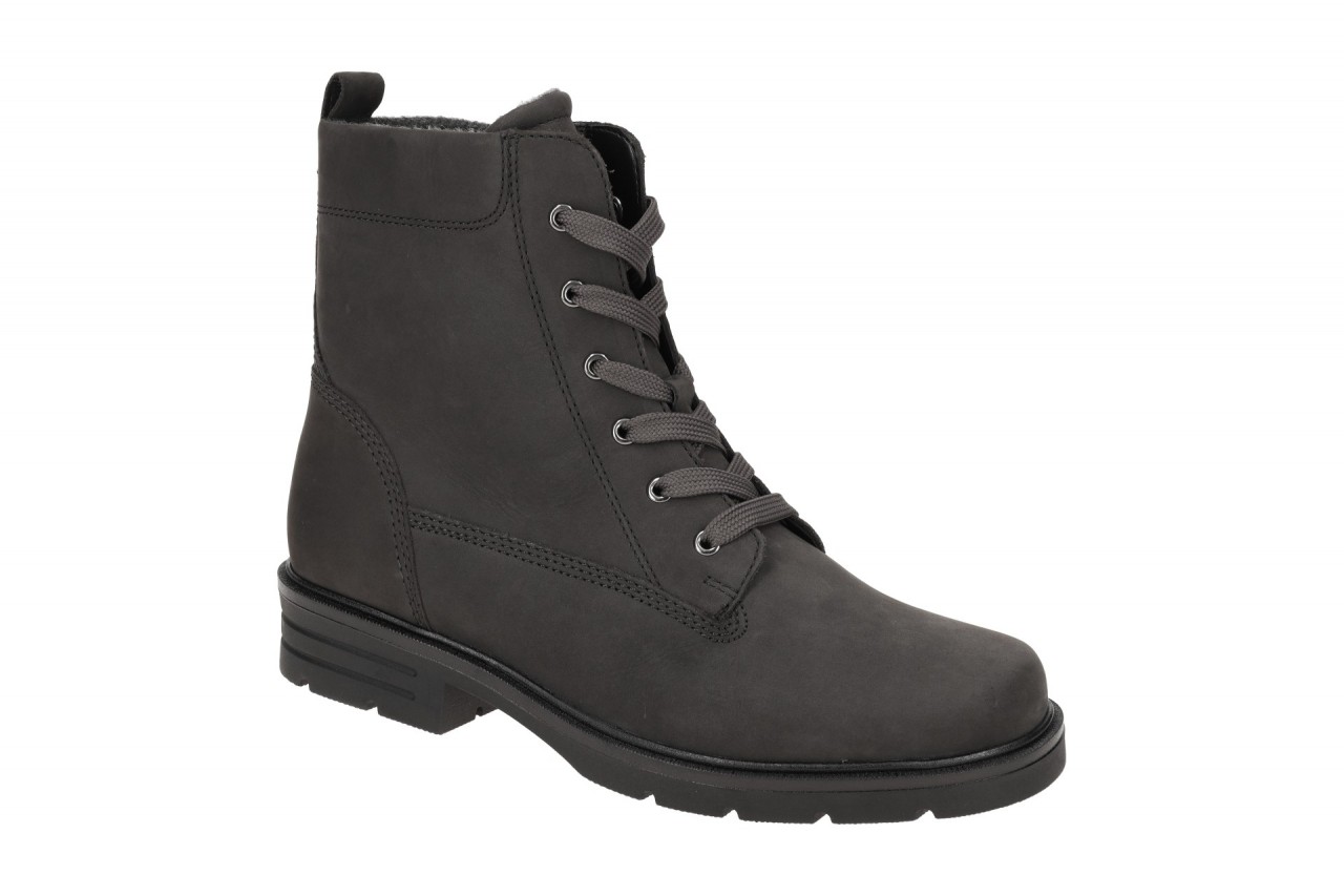 Gabor 74.651.19 Damen Stiefeletten Grau Pepper Bequeme Blockabsatz 2cm