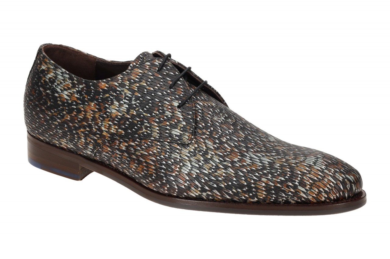 Floris van Bommel Herrenschuhe 30150-23-01 Braun Cognac Glattleder Schn?rschuhe