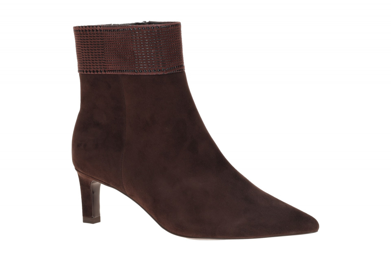 Peter Kaiser Damen Stiefeletten 9-75338-47-329 DK Brown Echtleder Velour Absa...