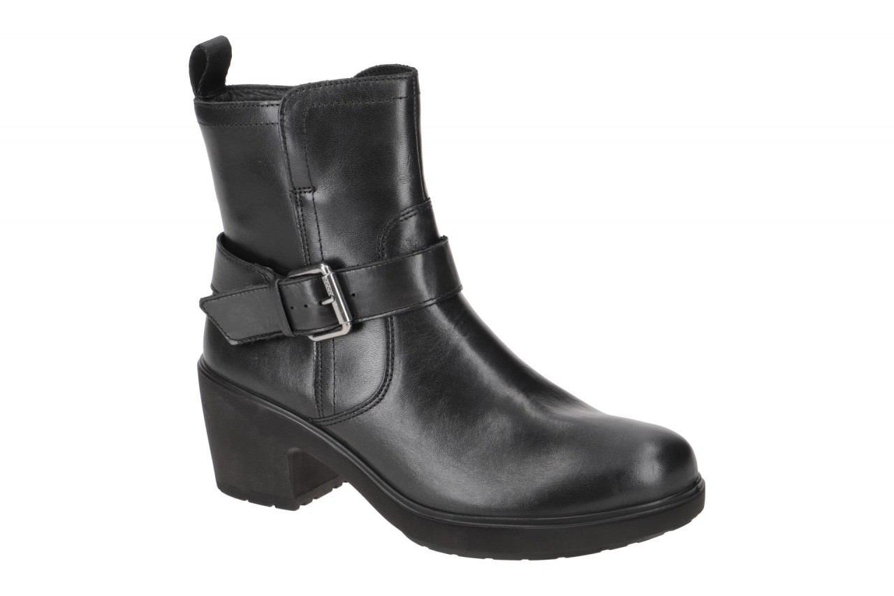 Ecco 22220301001 Metropole Zurich Damen Stiefeletten Schwarz Gummi Polyurethan