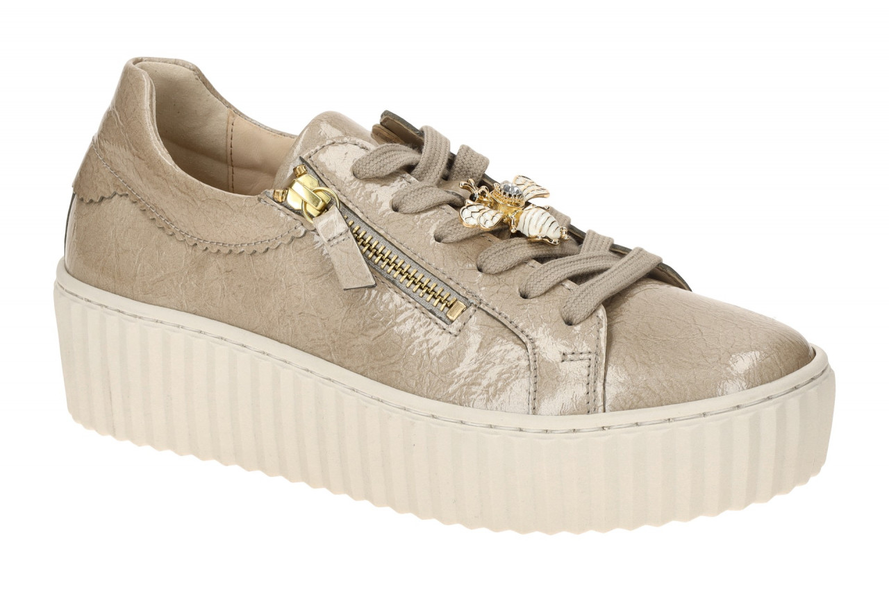 Gabor 73.201.92 Beige Oasi Gold Best Fitting Halbschuhe Echtleder