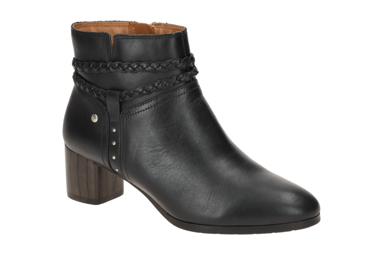 Pikolinos W1Z-8521 black Damen Stiefeletten CALAFAT schwarz Blockabsatz 4cm