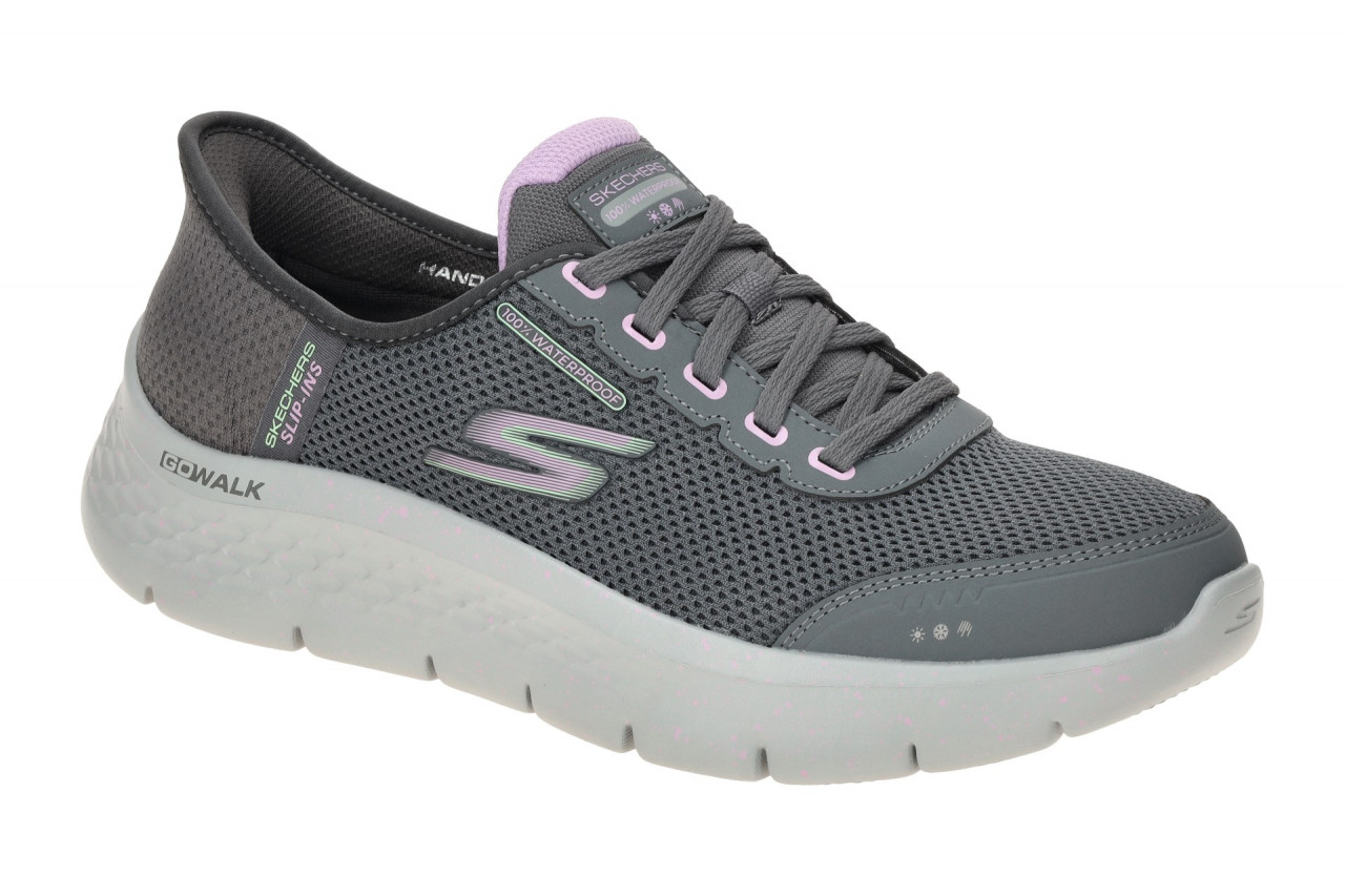 Skechers GO WALK FLEX 124846 CCLV dunkel-grau - sportliche Halbschuhe f?r Damen