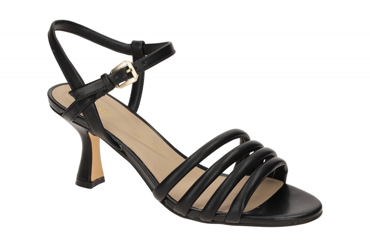 Clarks 26176264 4 Amali May Riemchen Sandalette Schwarz - Damen Sandale