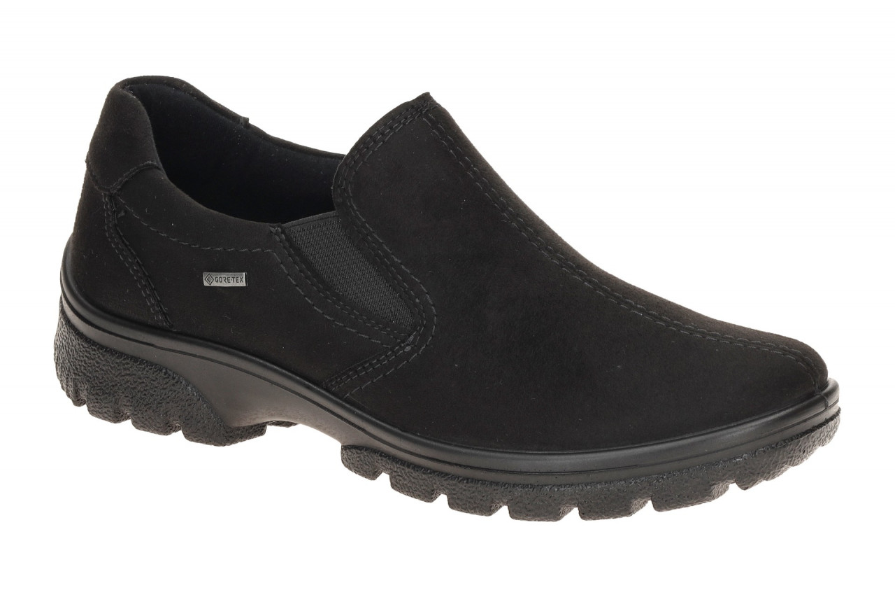 ara 12-49310 01 SAAS-FEE ST GTX Damen Slipper schwarz wasserdicht & bequem