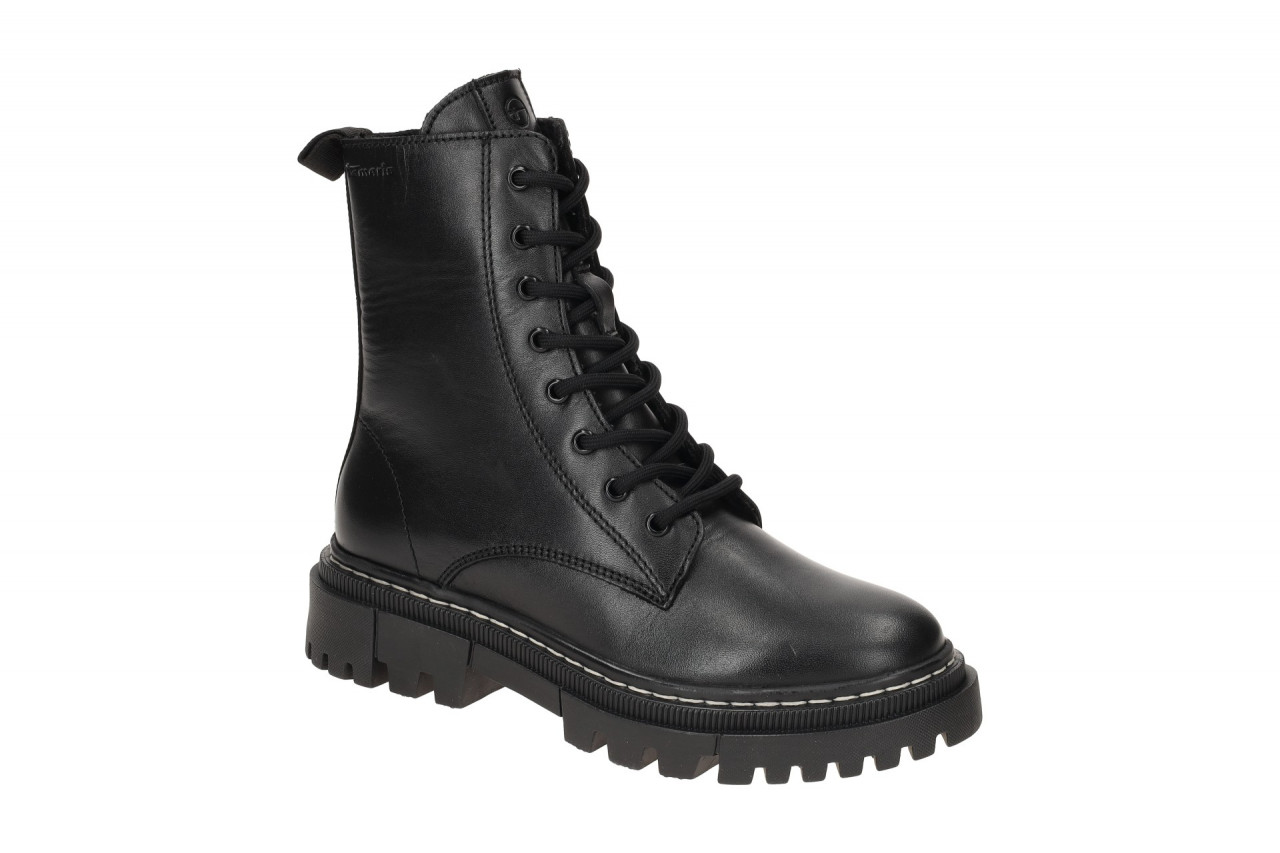 Tamaris 1-25276-41 003 Damen Stiefeletten Schwarz - Bequeme Lace Up Boots