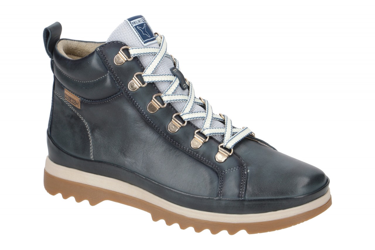 Pikolinos W3W-8564ST Ocean Damen Stiefeletten VIGO Blau Sportlich Flach Schn?...