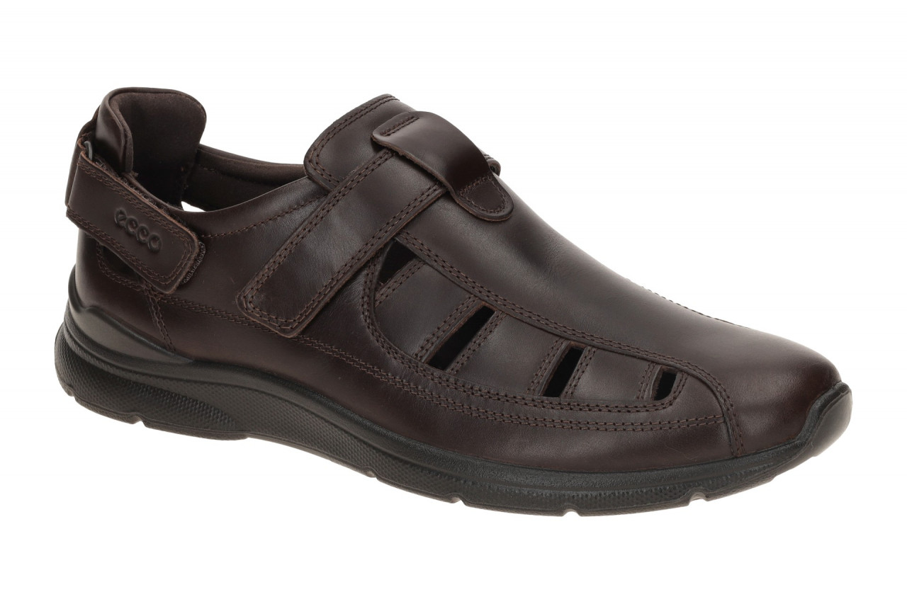 Ecco 51176401667 Irving Fisherman Herren Sandale Braun Potting Soil PU-Sohle