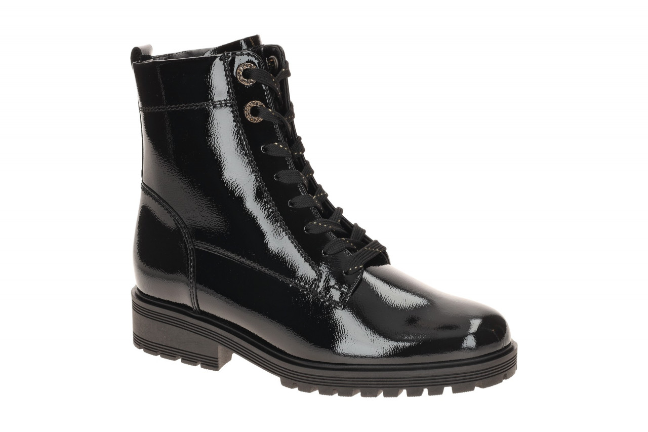 Gabor 72.765.97 Damen Stiefeletten Schwarz elegant LaceUp Boots
