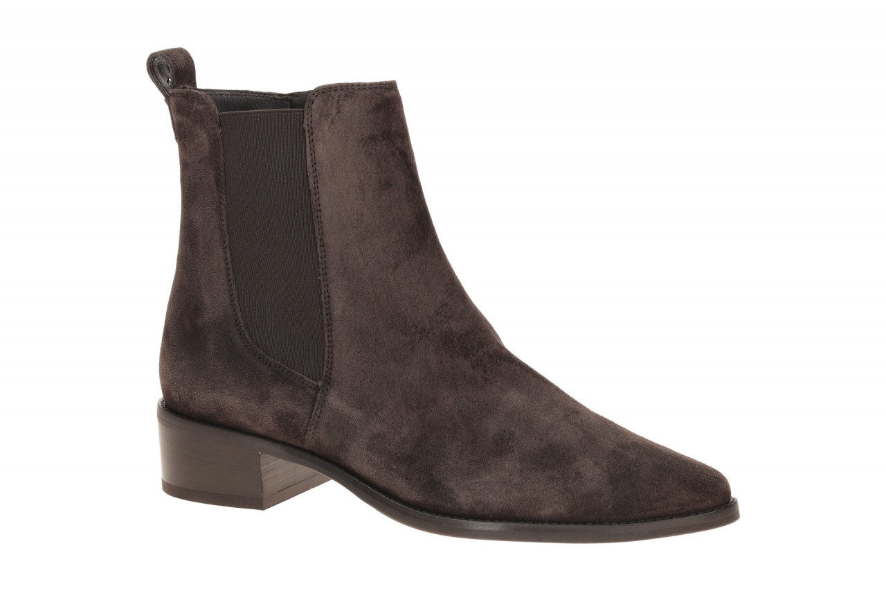 Paul Green Damen Stiefeletten 8271-000 PG 8271 mocca Braun Velour-Leder Gummi...