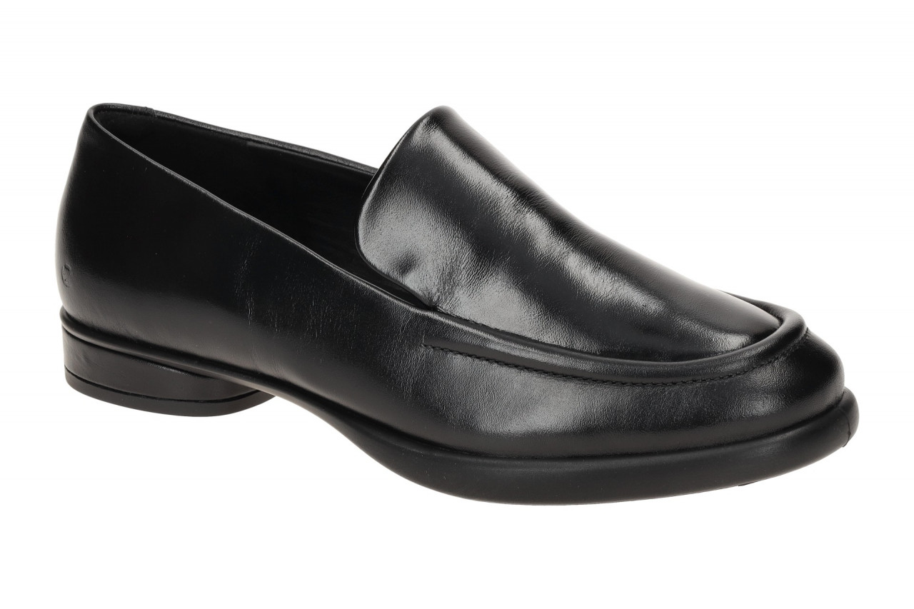 ECCO 22231301001 Women's Loafer Schwarz Black Echtleder Fu?bett Halbschuhe