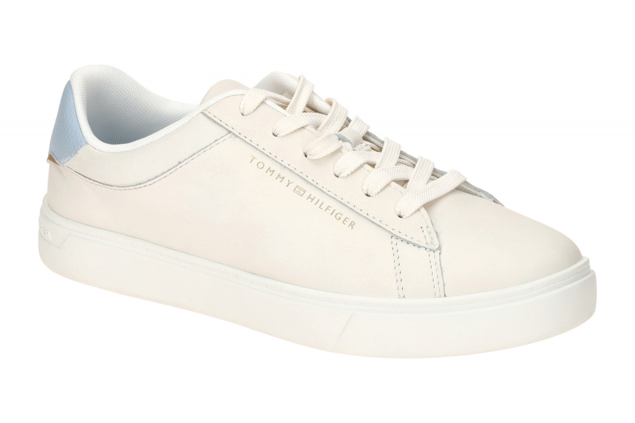 Tommy Hilfiger ESSENTIAL COURT SNEAKER FW08320 YBH offwhite - sportliche Halb...