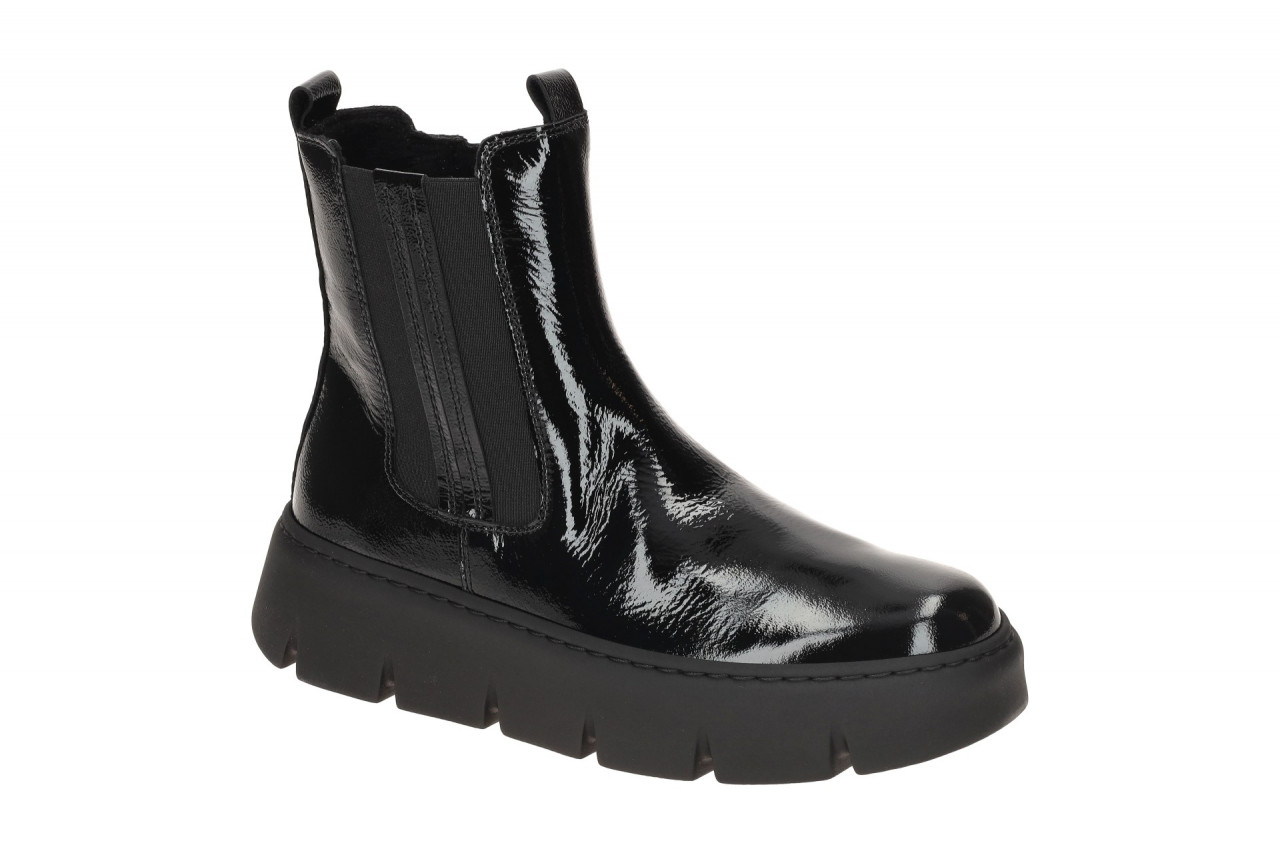Gabor 73.743.97 Damen Stiefeletten Schwarz - bequeme Plateau Boots
