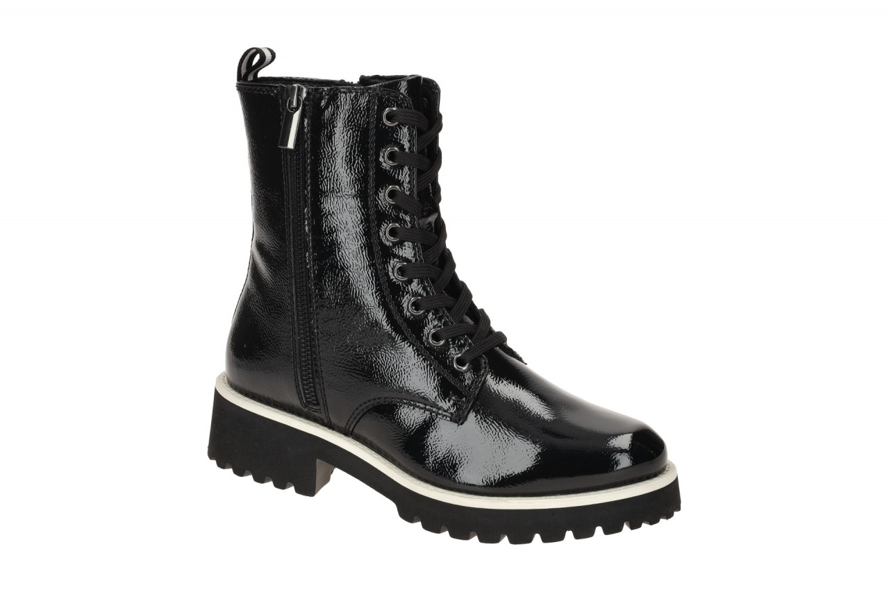 Josef Seibel Damen Stiefeletten 40708 MI65 - schwarz Lack Leder - bequeme Pas...