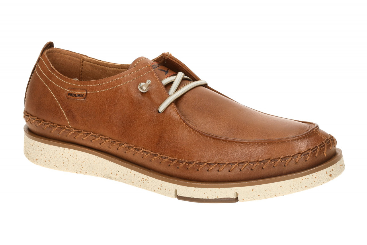 Pikolinos M6L-4274C1 San Juan Herren Slipper braun bequem Gummizug Schnellver...