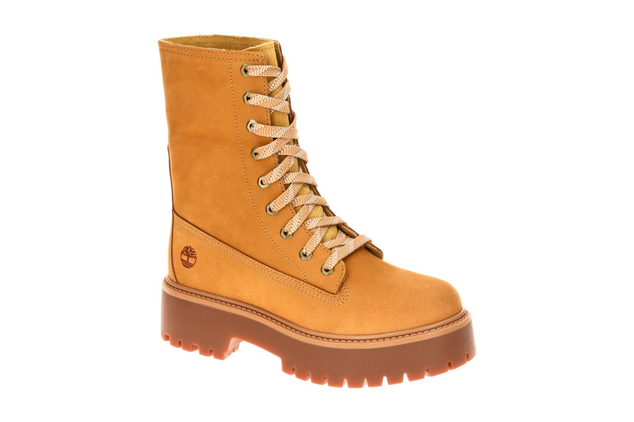 Timberland 0A5SAH 754 TB Stone Street Mid Gelb Damen Stiefeletten Bequeme Pla...