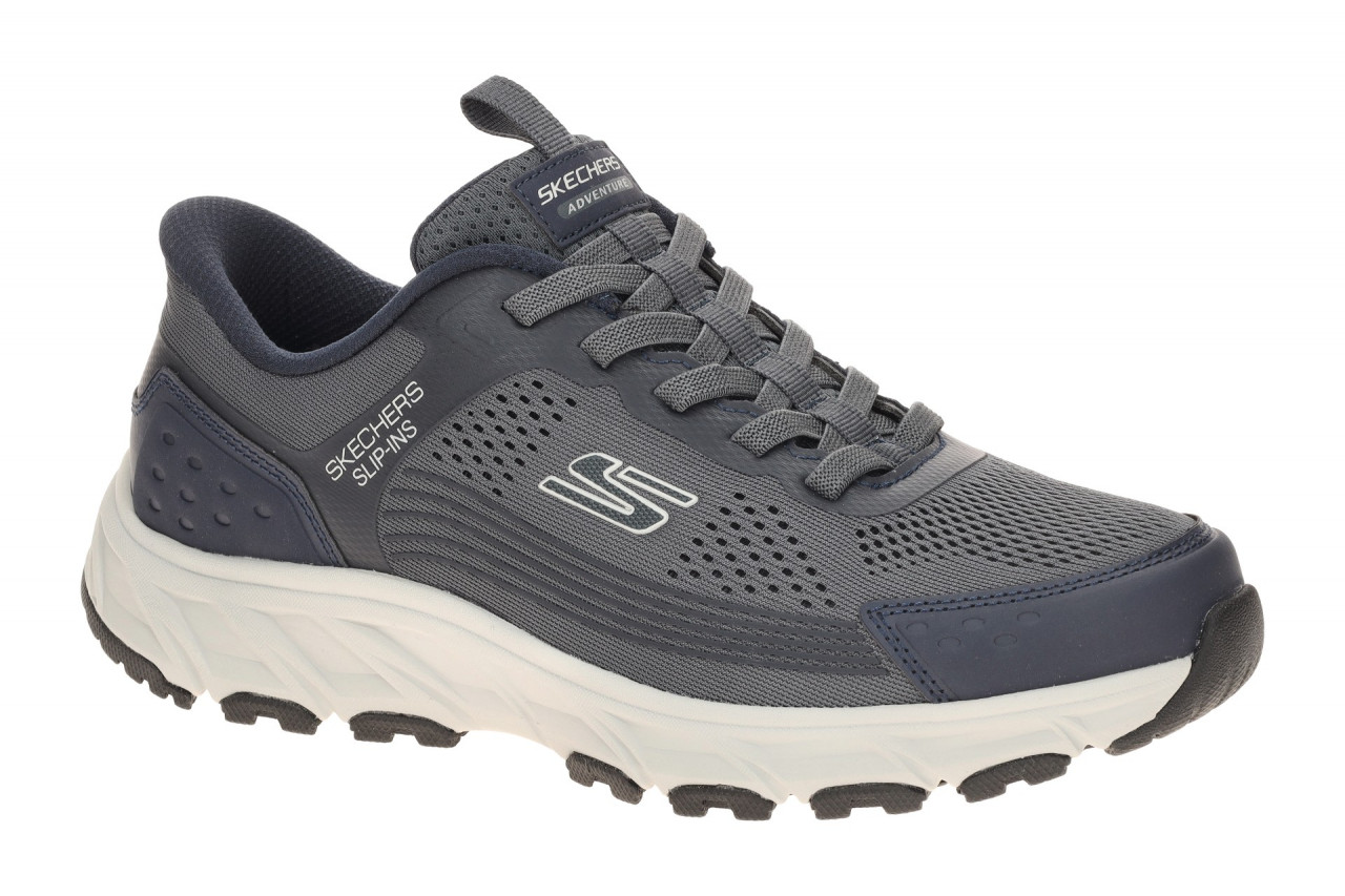 Skechers HILLCREST 2.0 237800 NVY dunkel-grau - bequeme Slipper f?r Herren