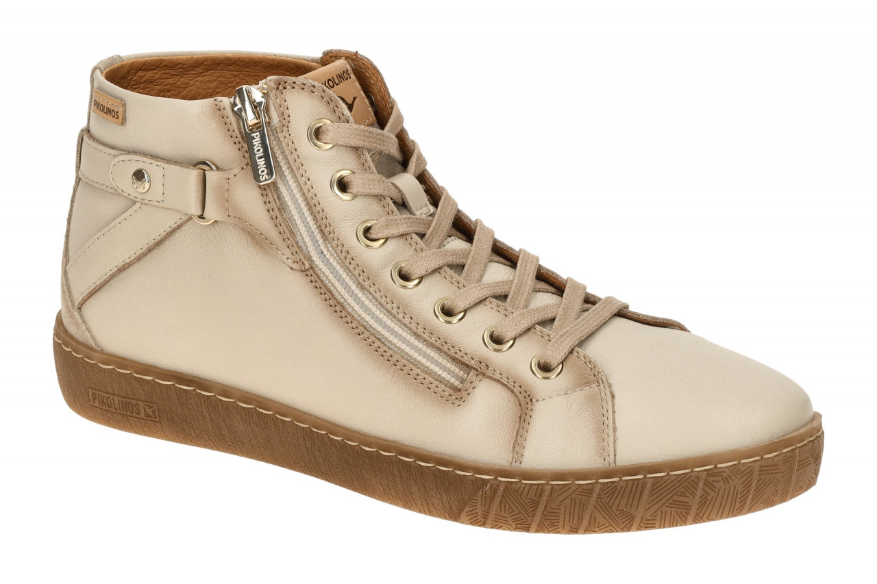 Pikolinos W7B-8868C1 marfil Damen Stiefeletten LANZAROTE beige Gummisohle