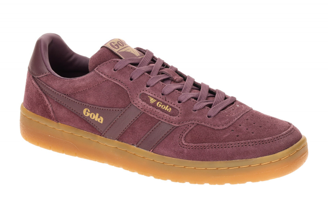 Gola CLB571RD Hawk Suede 86 Damen Sneaker Rot windsor wine/gum - Veloursleder...