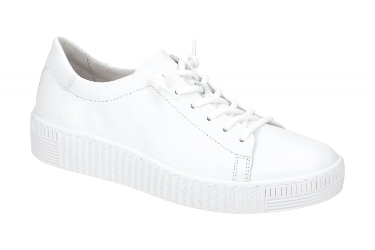 Gabor 73.331.21 wei? - sportliche Slipper f?r Damen