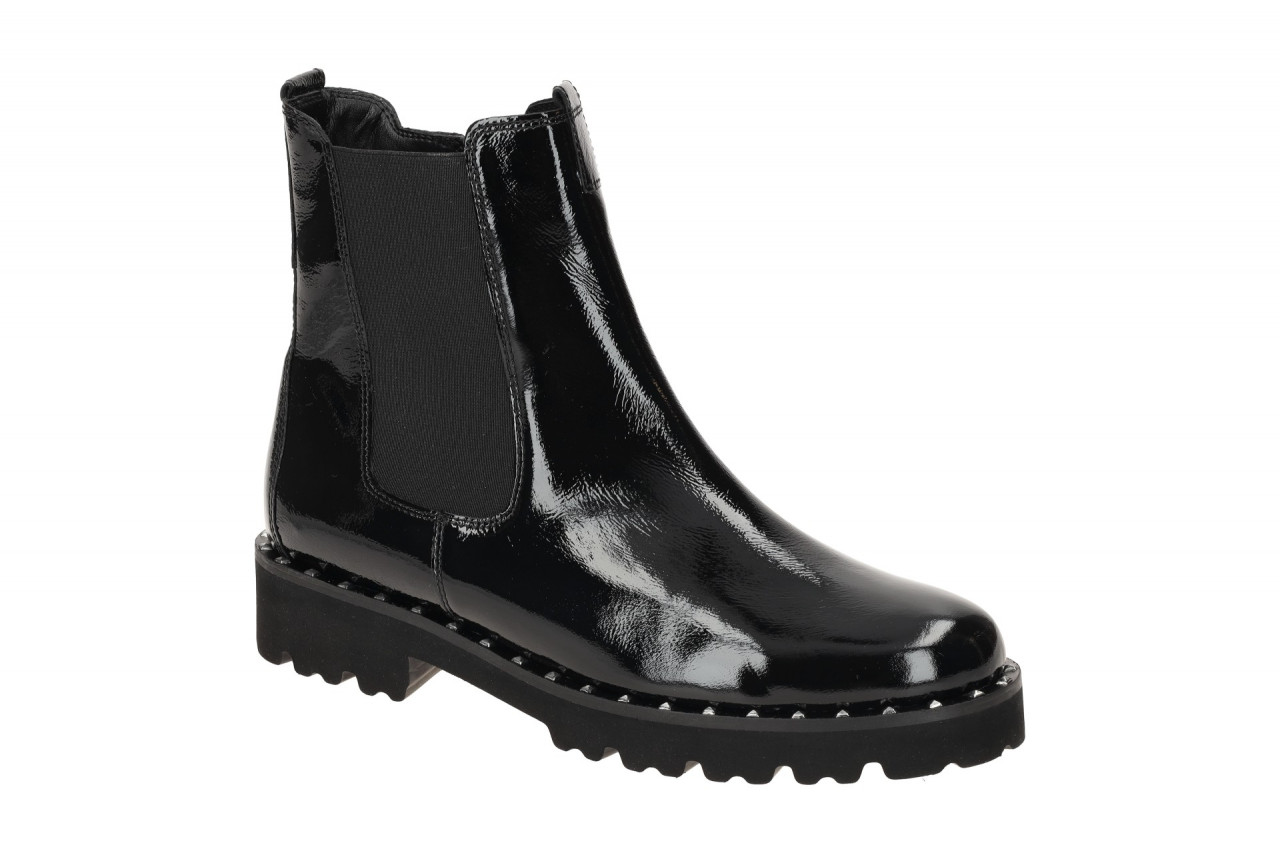 Gabor 51.750.97 Damen Stiefeletten - Schwarze Ankle-Boots Chelsea Style