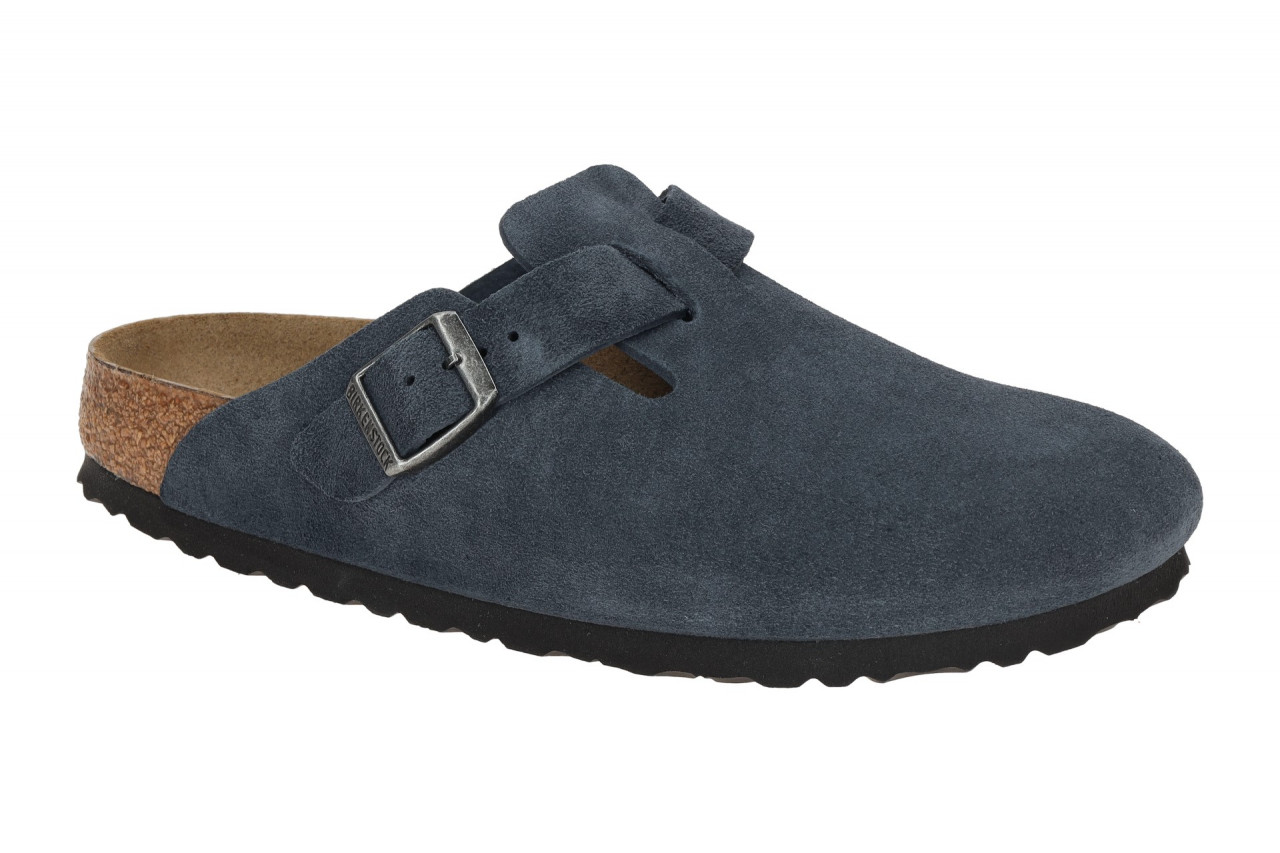 Birkenstock BOSTON BS 1030902 dunkel-blau - bequeme Pantolette f?r Damen