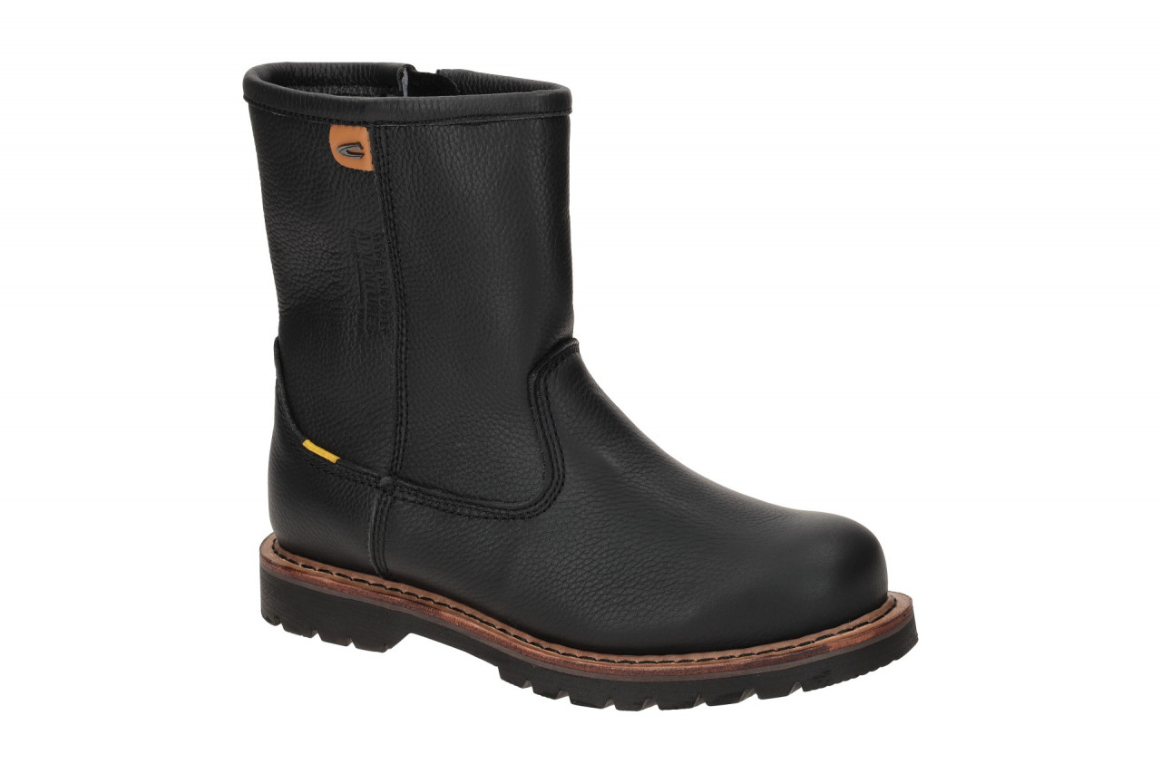 camel active 55DPI05-140100 Herren Winterstiefel DunDas Peack Schwarz Lammfell