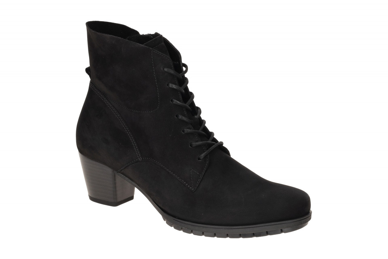 Gabor Stiefeletten 76.605 - PALMA, Damen, schwarz (schwarz), Nubukleder, Schn...