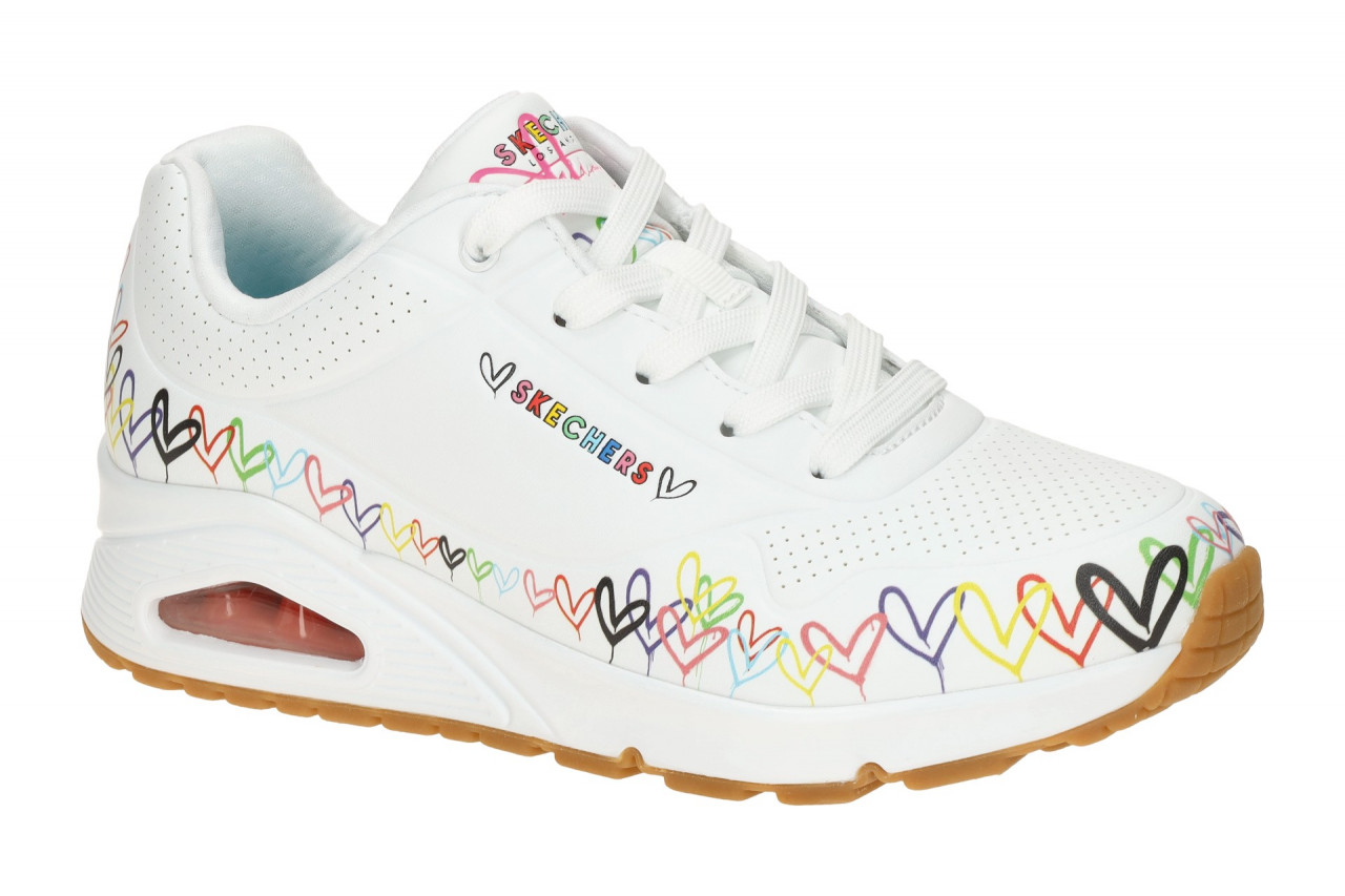 Skechers UNO 177917 WMLT wei? - sportliche Halbschuhe f?r Damen