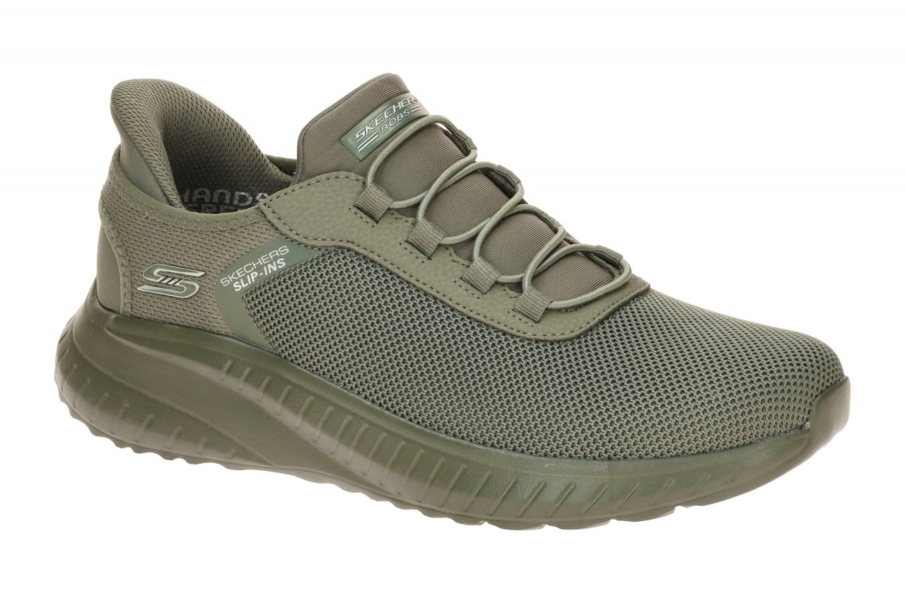 Skechers 118303 OLV Herren Schn?r Halbschuhe olive Air Cooled Memory Foam