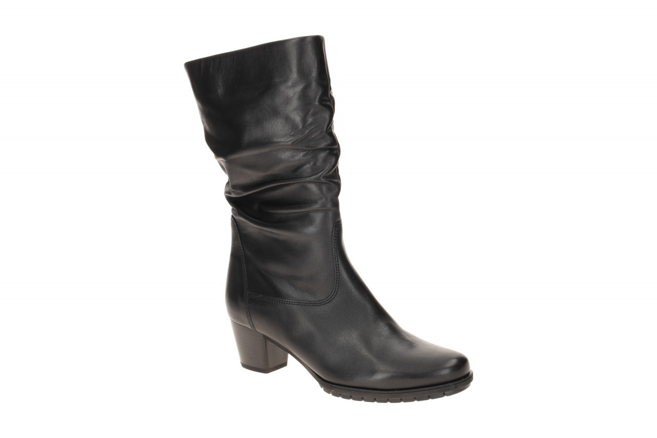 Gabor 76.606.57 schwarz - elegante Stiefel f?r Damen