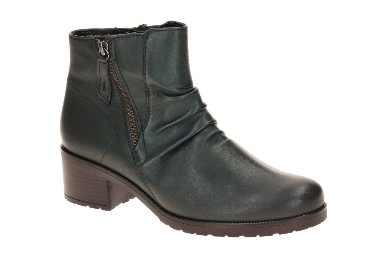 Gabor 72.811 Damen Stiefeletten in Gr?n bosco - Echtleder, Gummisohle, Blocka...