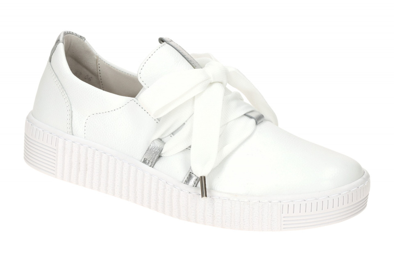 Gabor 03.333.21 wei? - sportliche Slipper f?r Damen