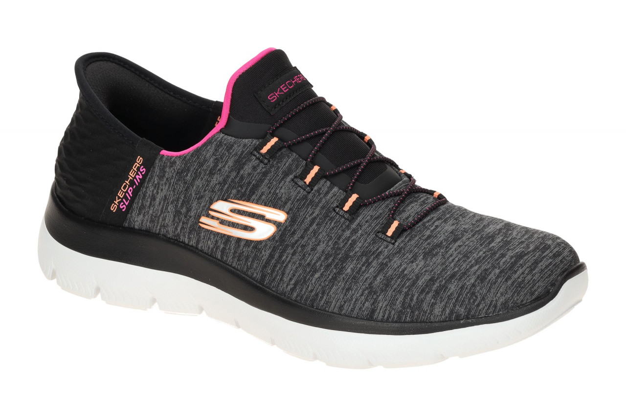 Skechers SUMMITS 149937 BKMT dunkel-grau - Sneakers f?r Damen